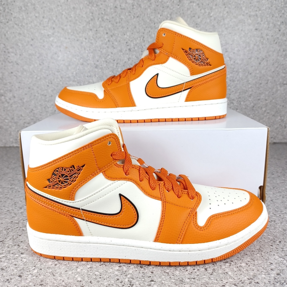 Nike Air Jordan 1 Mid Sport Spice - Women's Size 8.5 Shoes